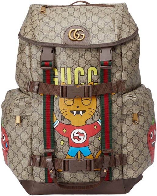 Gucci GG Black backpack  Patterned backpack, Bags, Supreme backpack