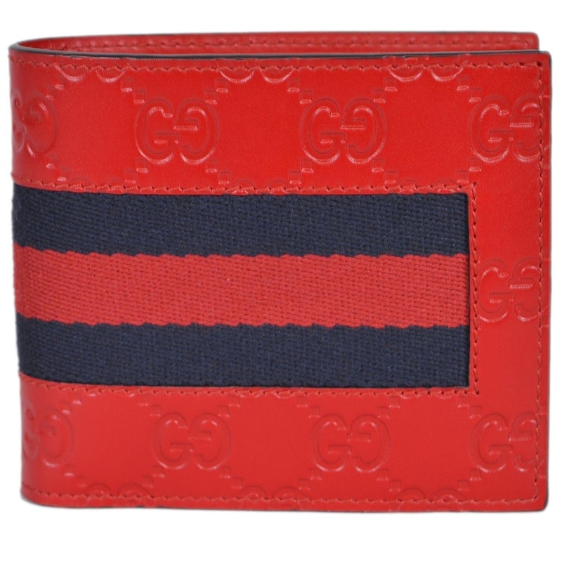 gucci guccissima bifold wallet