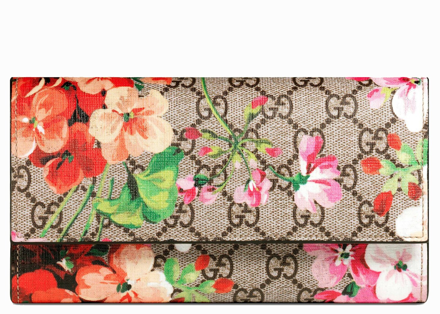 Gucci Continental GG Blooms Beige/Pink