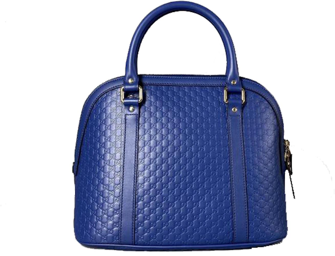 Gucci Convertible Dome Medium Microguccissima Blue in Leather with ...