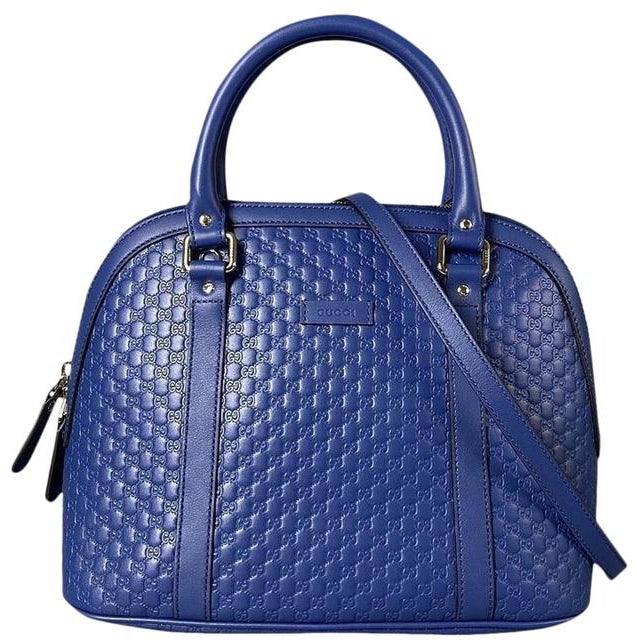 Gucci 449663 Microguccissima Leather Medium Dome Satchel Bag in