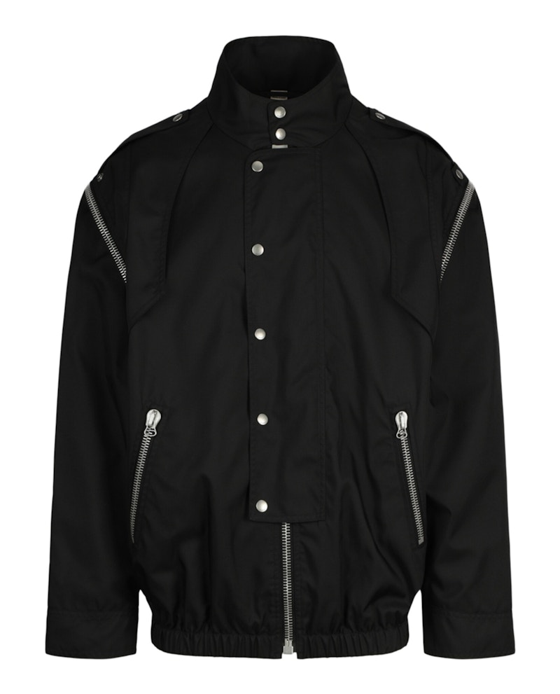 Giacca Gucci Convertible Graphic Print Nero