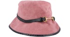 Gucci Corduroy Horsebit Bucket Hat Rose/Blue
