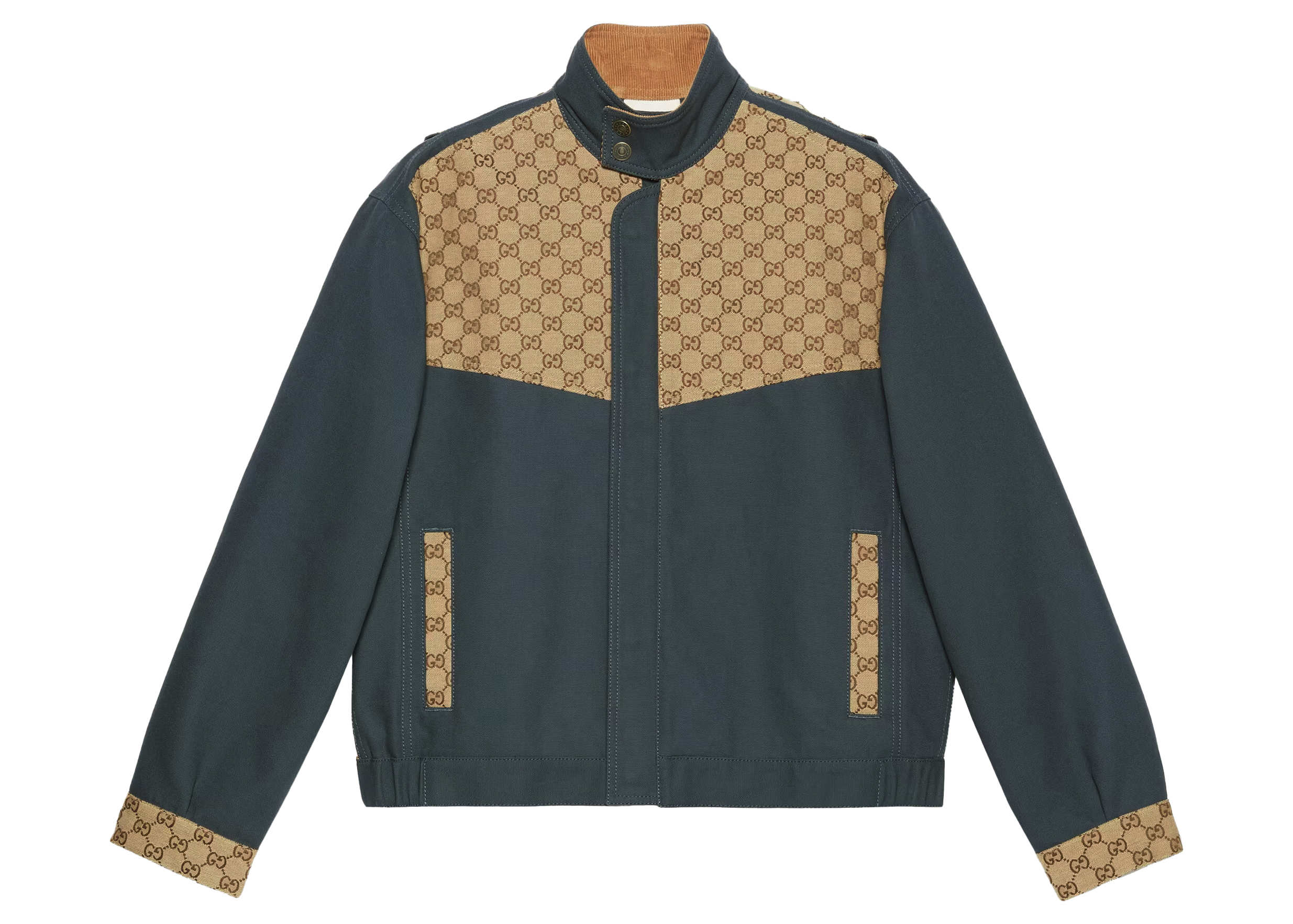 Gucci Zipper Front Medium Gg Jacquard Cotton Track Jacket GG-0624N-0001 –  MISLUX