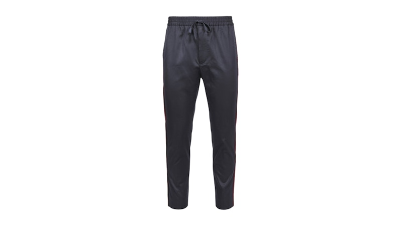 Gucci Cotton Drawstring Pants Blue Japan