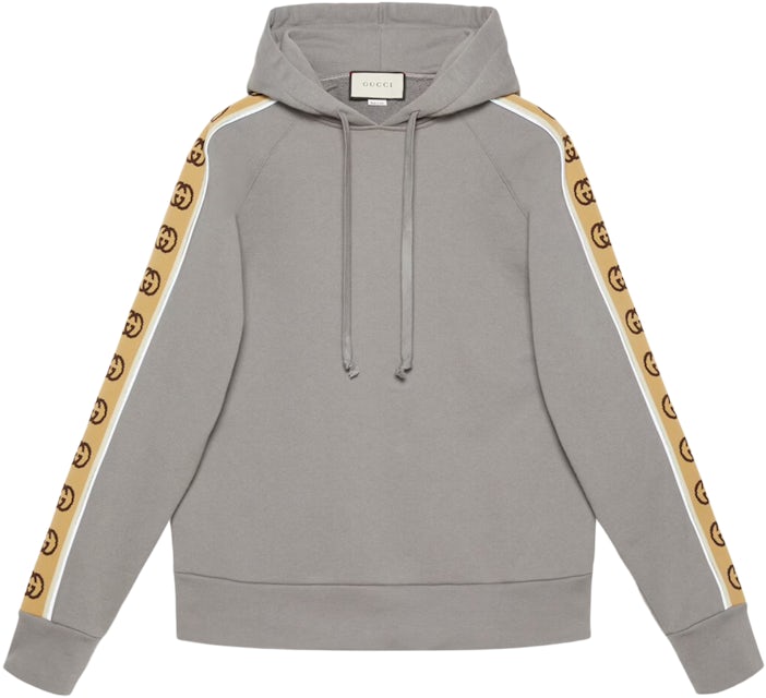 Gucci Cotton Jersey Hooded Grey - US