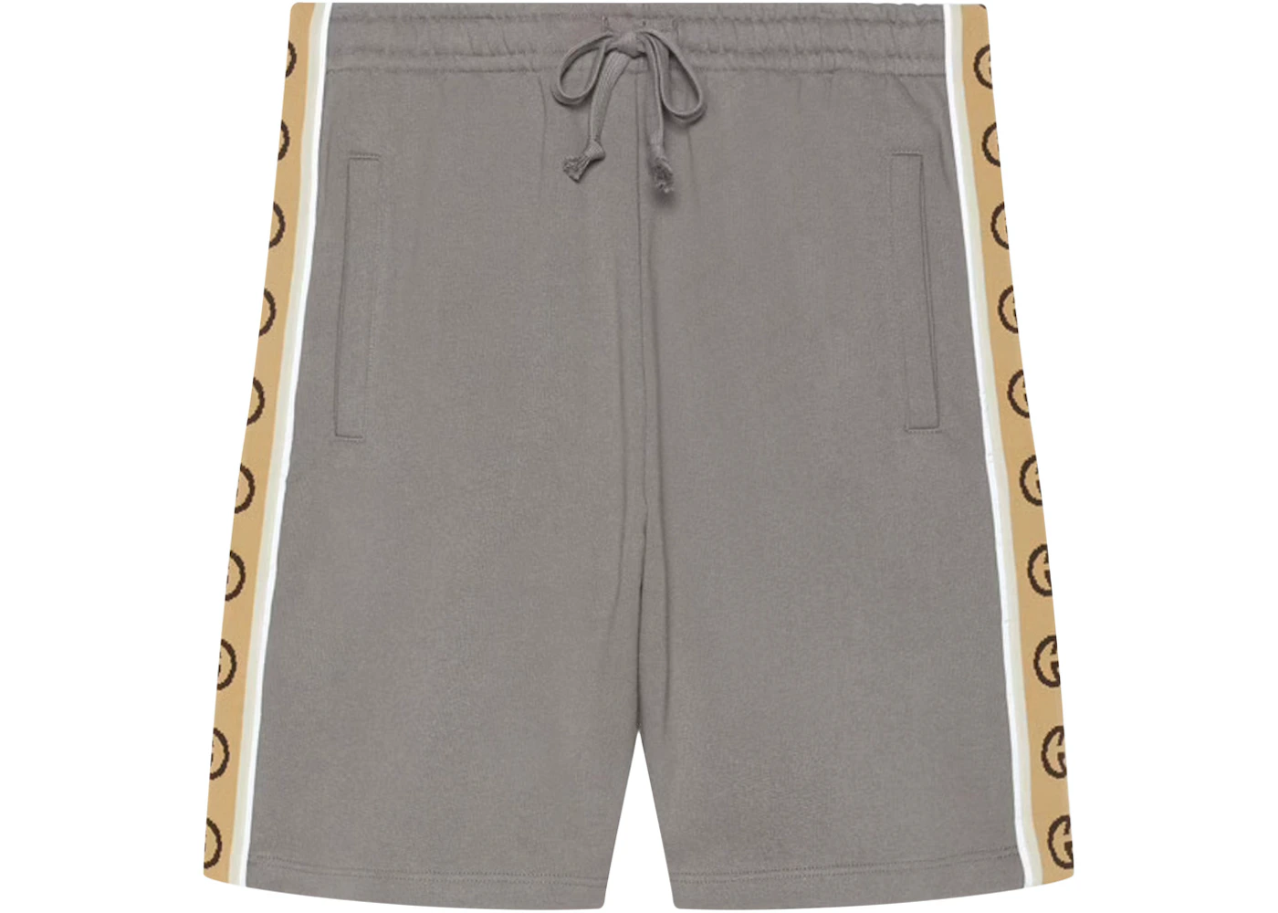 Gucci Cotton Jersey Shorts Grey Men's - GB
