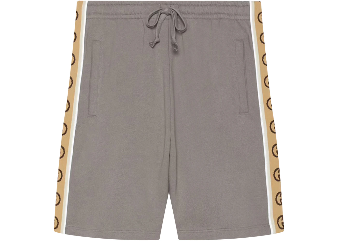 Gucci Cotton Jersey Shorts Grey Men's US - Main Image