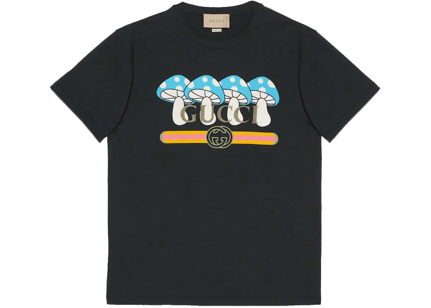 Gucci Cotton Jersey T-shirt With Print Black Men's - FW23 - US