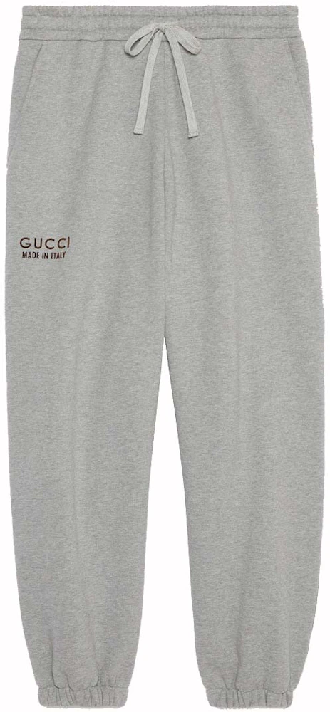 Gucci Cotton Sweatpant with Print Grey Men's - SS24 - US