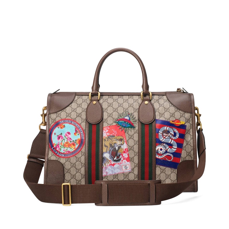 Gucci soft 2025 gg supreme tote