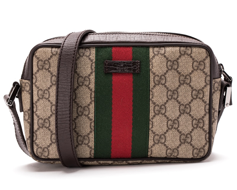 Gucci crossbody gg on sale supreme small brown