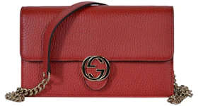 Gucci Crossbody Interlocking G Red