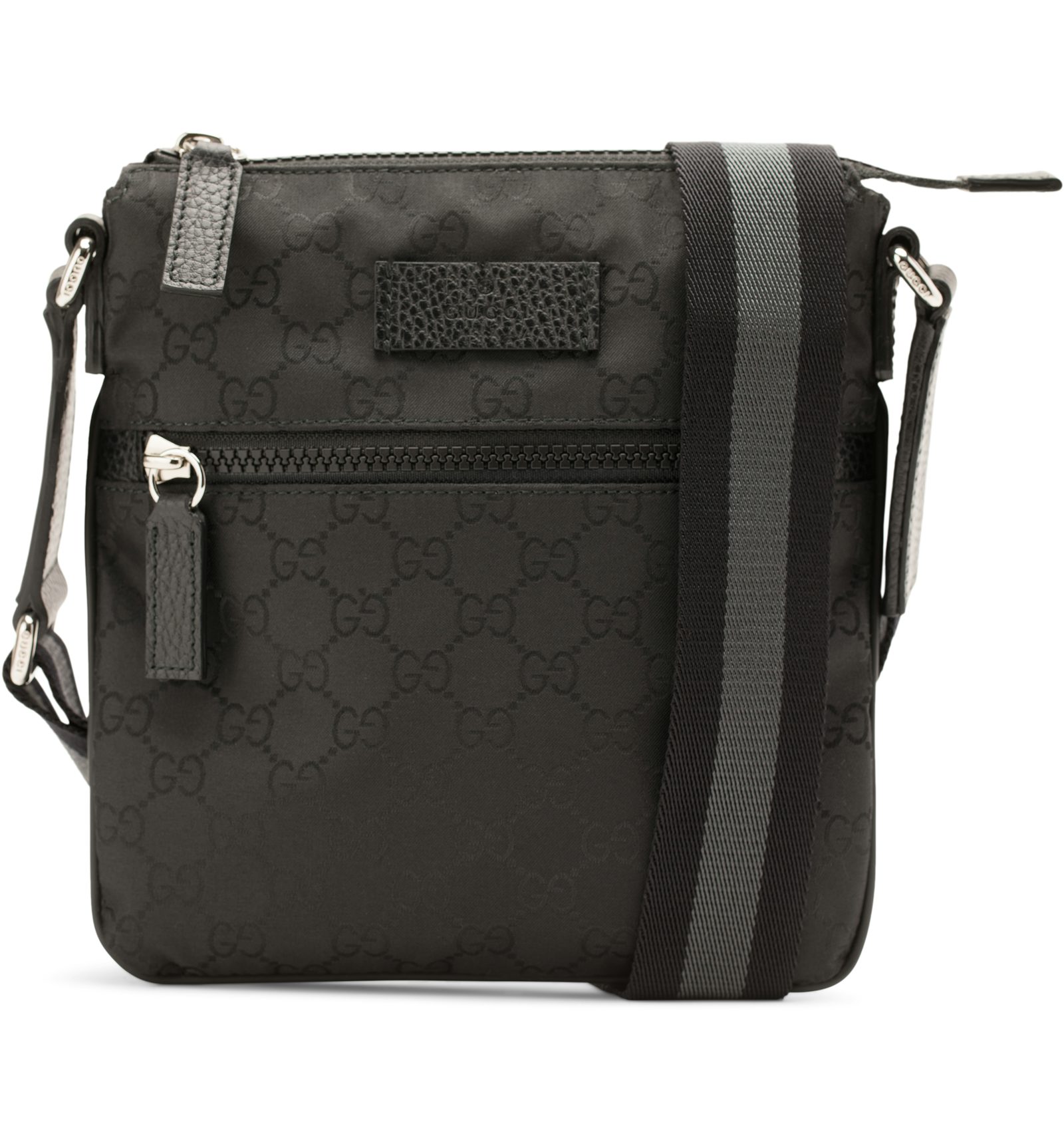 Gucci black monogram messenger bag Outlet