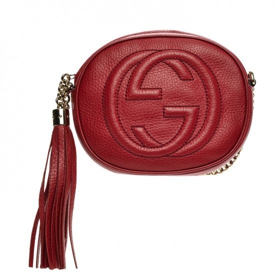 Gucci Soho Chain Bag Crossbody Mini Tabasco JP