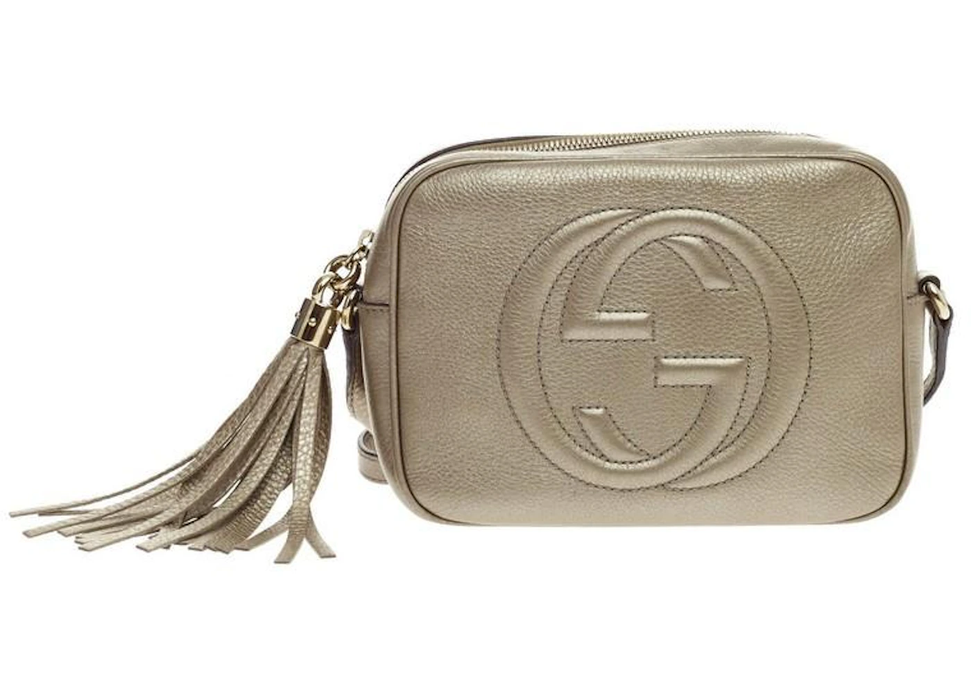 Metallic gold gucci bag Clearance