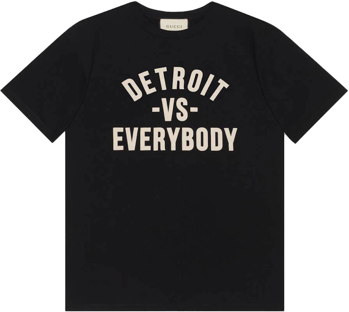 Gucci Detroit vs. Everybody T-Shirt Black