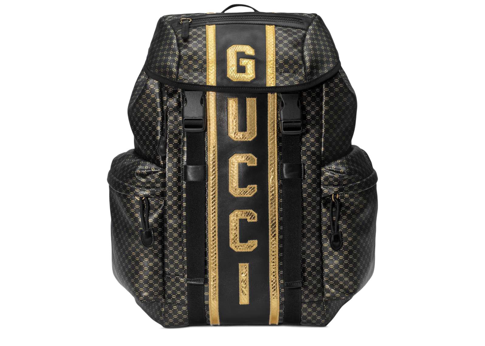 Gucci Dapper Dan Backpack GG Black/Gold 