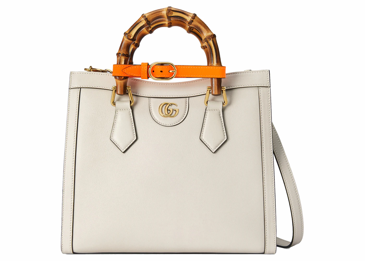 Gucci Diana small tote bag in beige leather