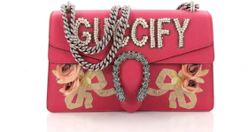 Gucci Dionysus Shoulder Bag Guccify Embellished Small Pink