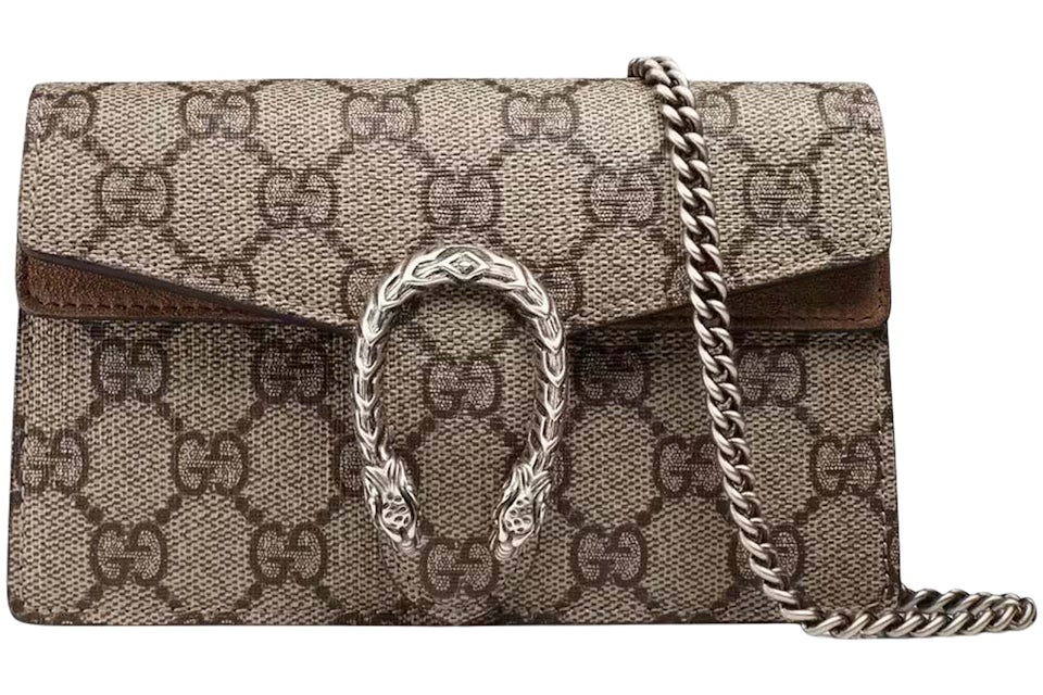 Gucci Dionysus GG Supreme Mini Shoulder Bag Beige