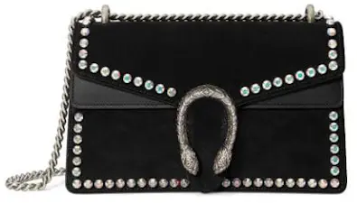 Gucci Dionysus Shoulder Bag Crystals Medium Pink Peony in Suede/Leather ...