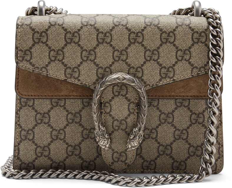 Gucci Beige GG Supreme Coated Canvas Mini Dionysus Shoulder Bag