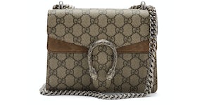 Gucci Dionysus Shoulder Bag GG Supreme Mini Brown