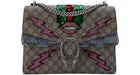 Gucci Dionysus Shoulder Bag GG Supreme Embroidered Medium Brown