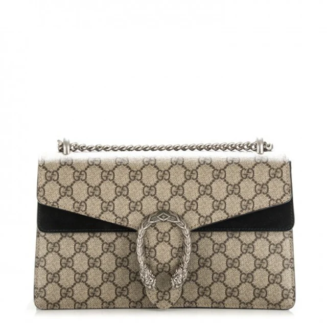 Gucci Dionysus Shoulder Bag GG Supreme Small Brown/Black - US