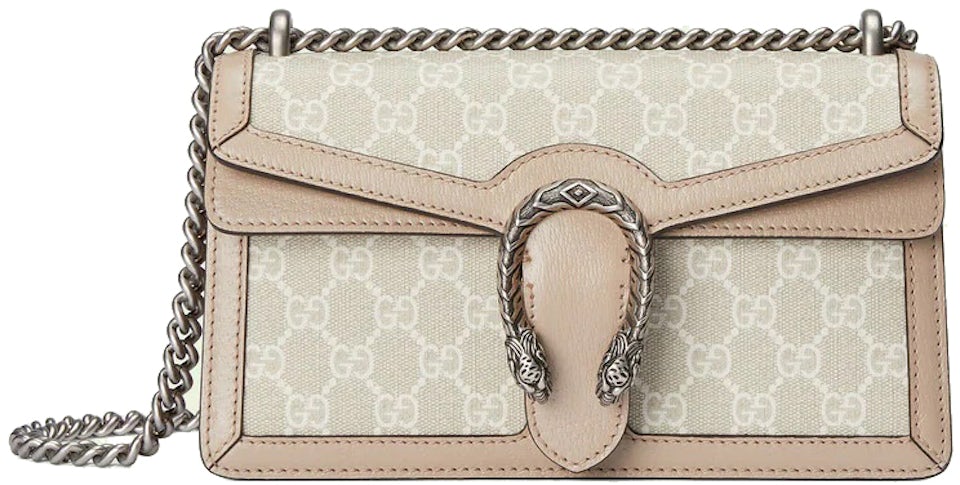 Dionysus mini top handle bag in beige and ebony Supreme