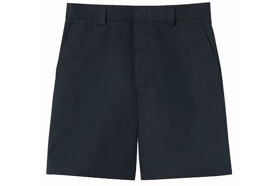 Gucci Double Cotton Twill Web Shorts Dark Blau