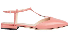 Gucci Double G Ballet Flats Pink Leather (Women's)