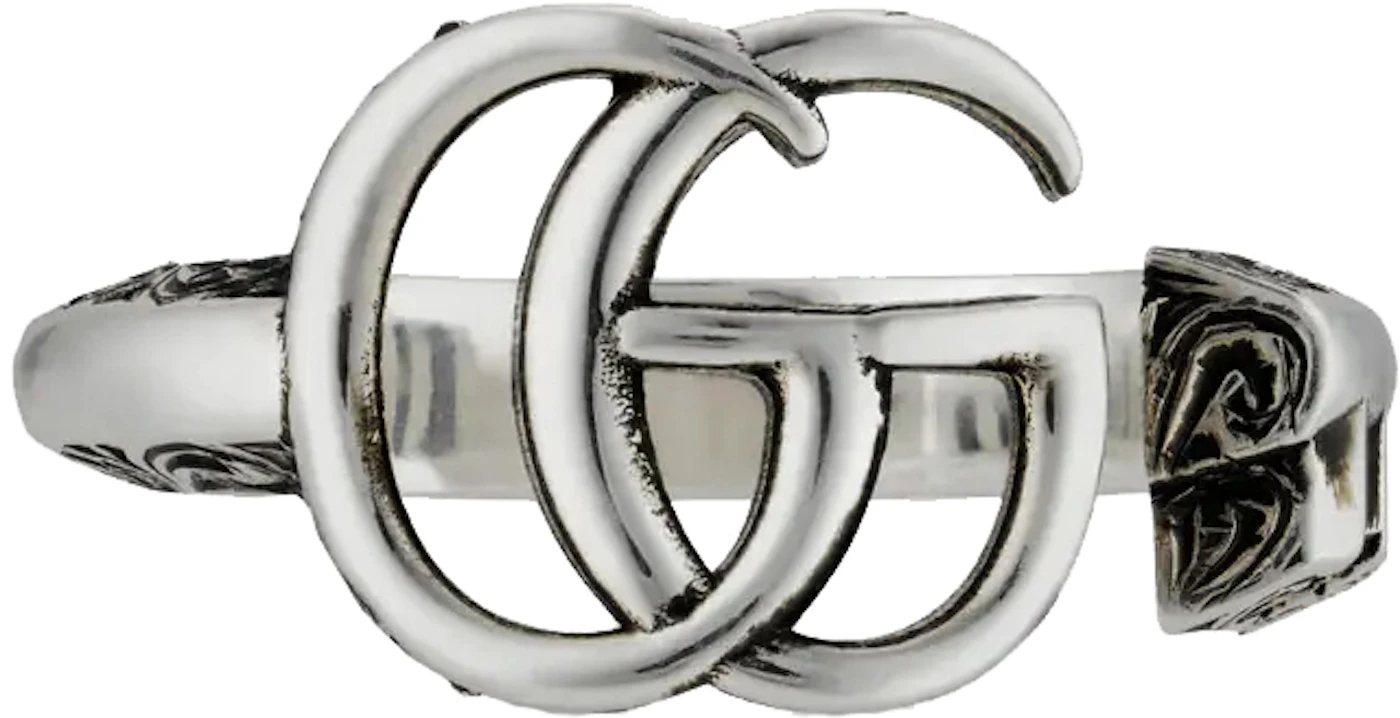 Gucci Double G Key Ring Silver in 925 Sterling Silver with Silver-tone - US