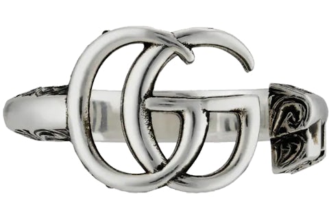 Gucci Porte-clés Double G Argenté with Silver-tone de la collection