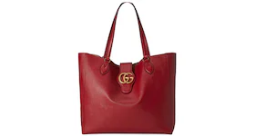 Gucci Double G Tote Medium Red