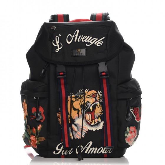 gucci backpack with tiger