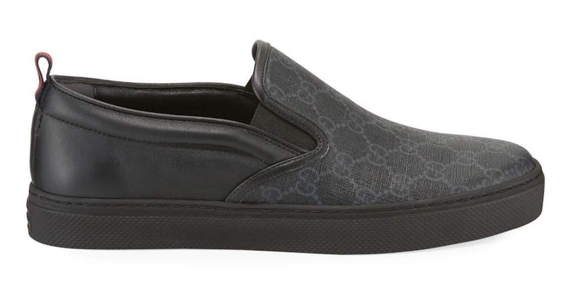 Gucci dublin cheap slip on black