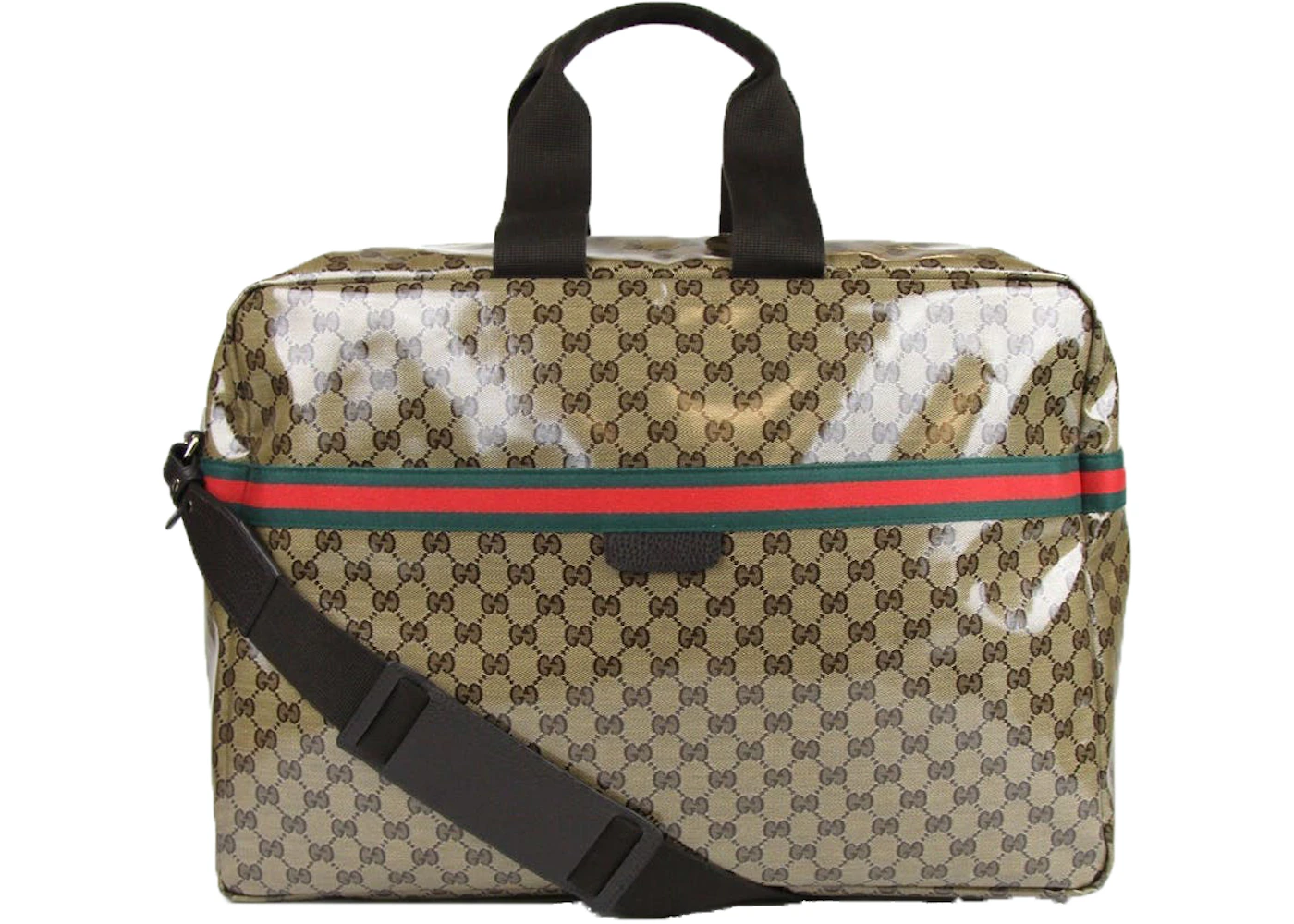 Gucci Travel Bag Duffle Monogram GG Horizontal Vintage Web - US