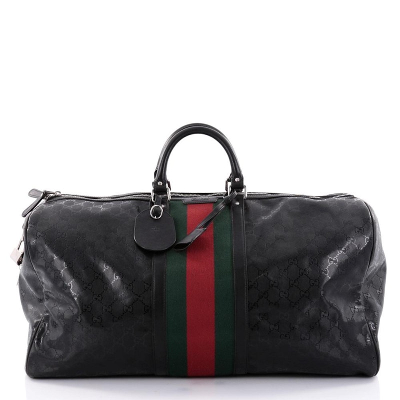 Red hot sale gucci duffle