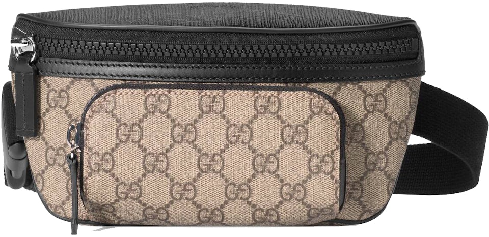Gucci Eden Belt Bag Beige/Ebony in Canvas with Silver-tone - US