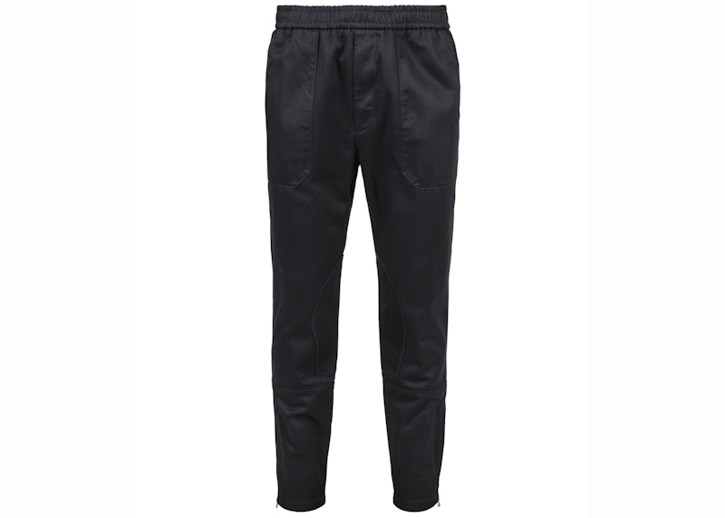 Gucci Pantalone Logo Ricamato Blu Scuro