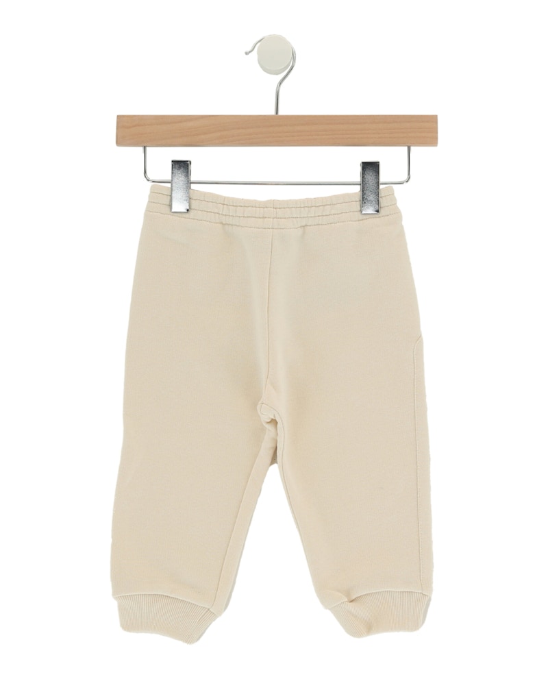 Gucci Embroidered Logo Sweatpants White