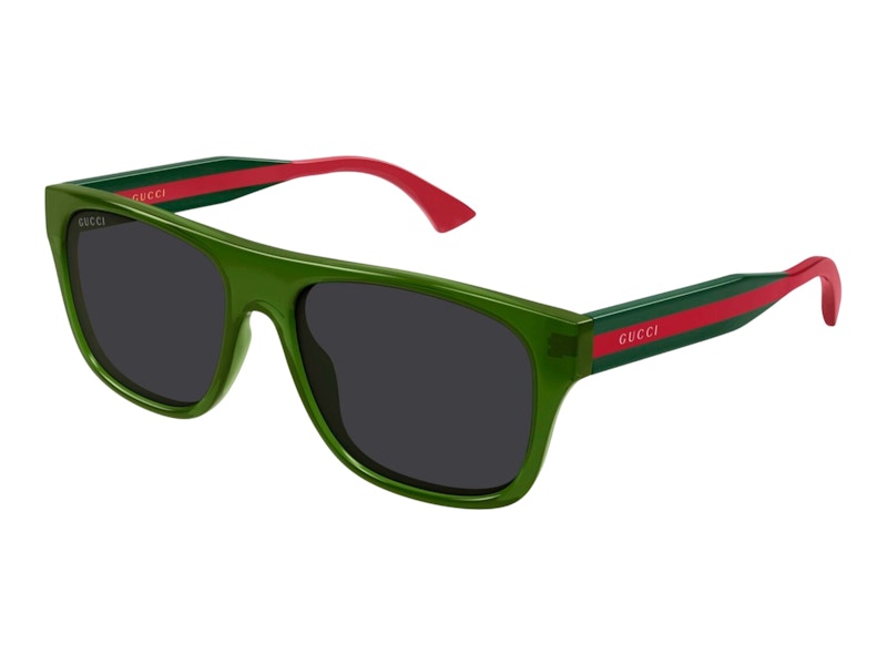 Gucci Flat Top Sunglasses Green (GG2119S-003) in Polycarbonate - US