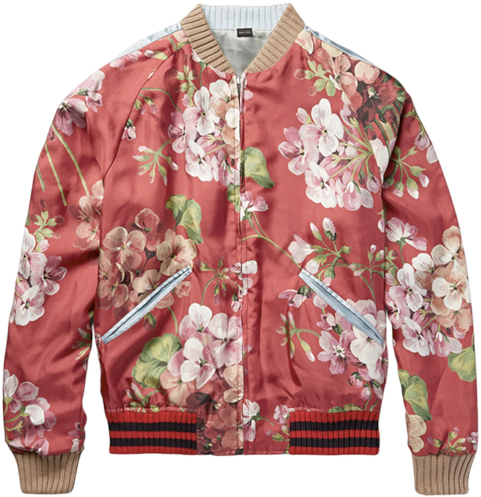 Gucci Floral Bloom Bomber Jacket Multi Men's - US
