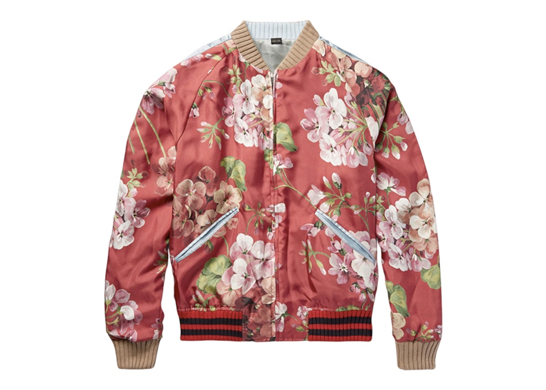 Pre-owned Gucci Floral Bloom Bomber Jacket Multi