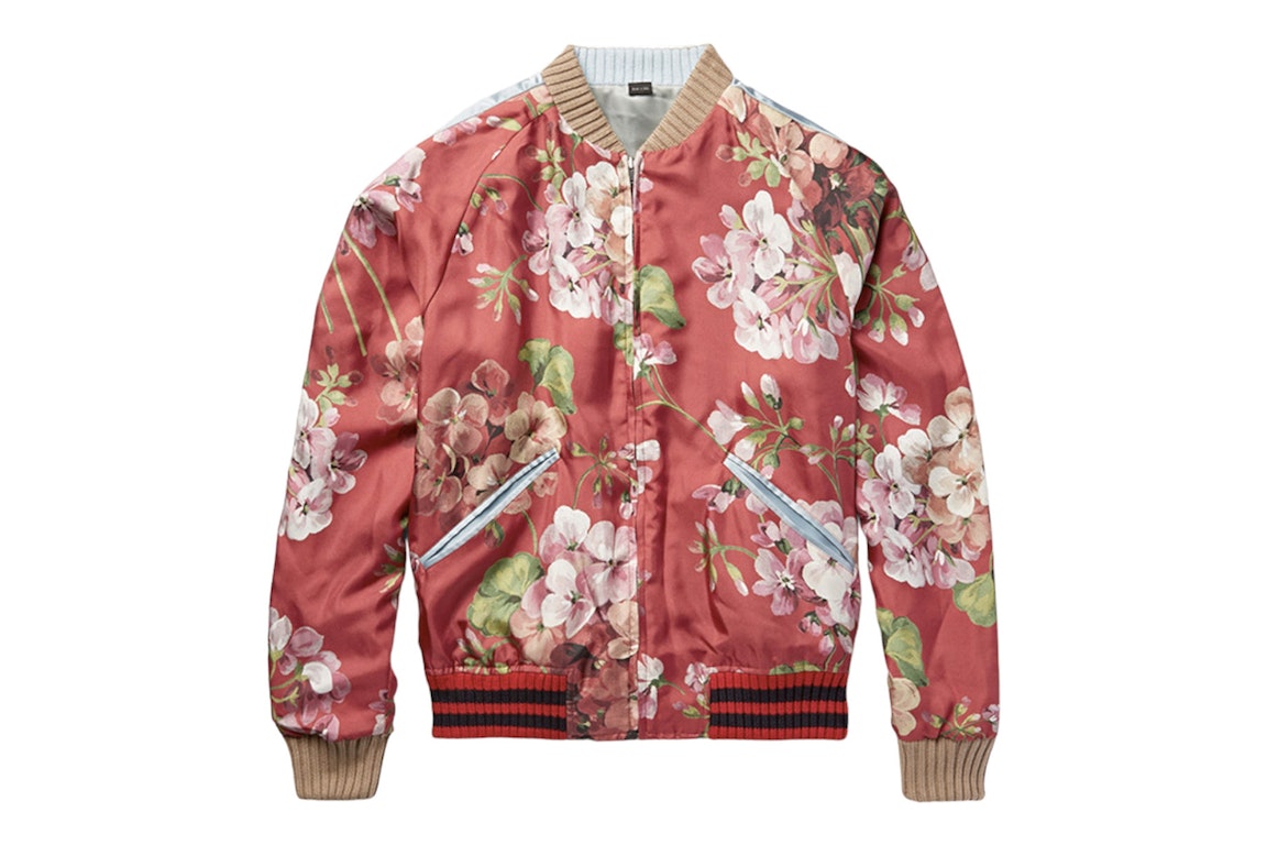 Pre-owned Gucci Floral Bloom Bomber Jacket Multi