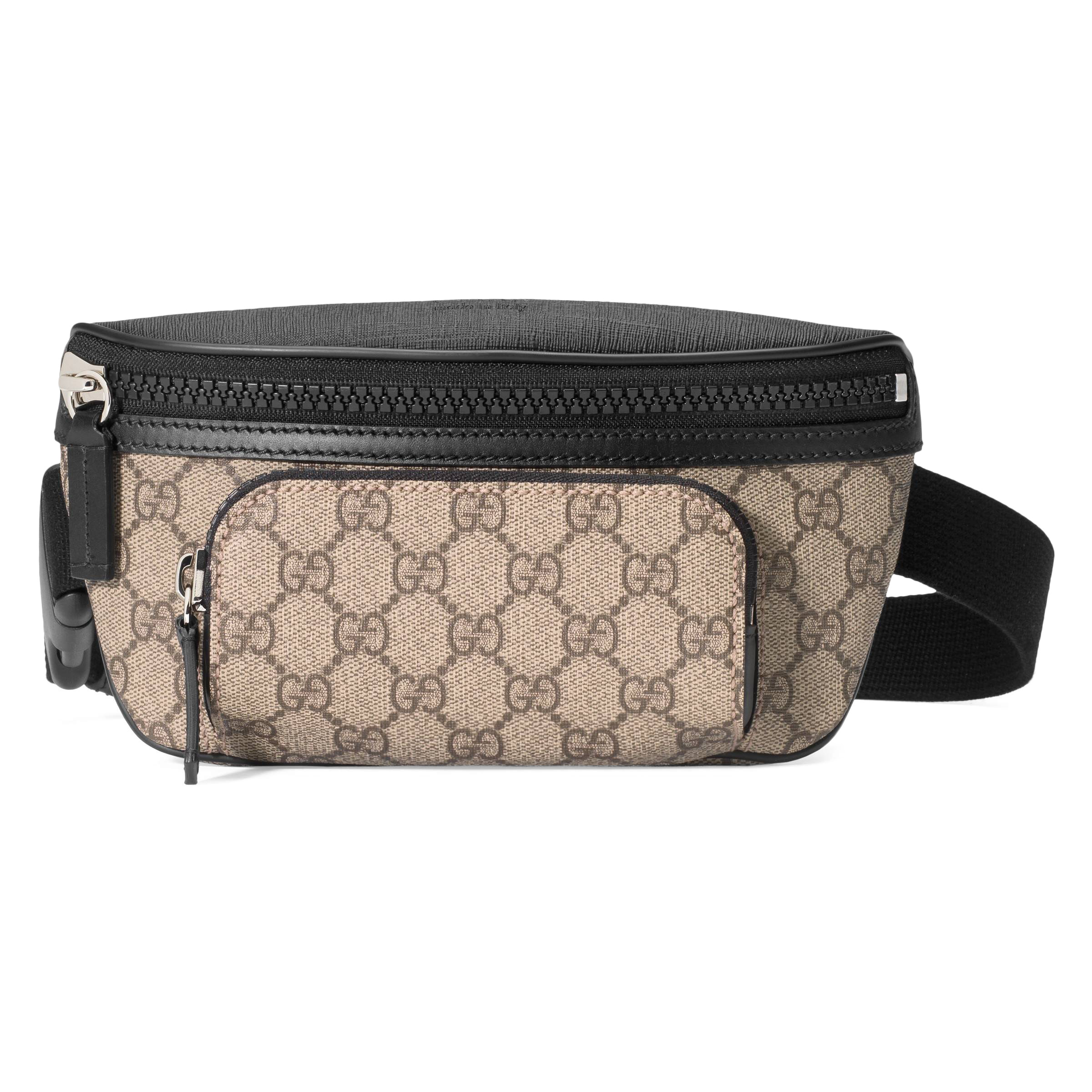 Gucci Interlocking G Belt Bag Beige/Ebony