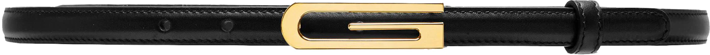 Gucci Double G Wide Leather Belt Antique Brass Buckle 2.75 Width Black in  Leather with Antique Brass - US