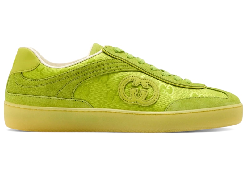 Gucci G75 Low Sneakers Acid Green Monogram (Women's) - 812656